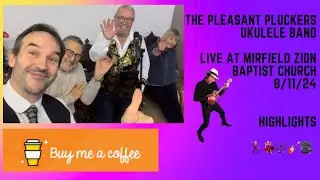 The Pleasant Pluckers Ukulele Band in Mirfield