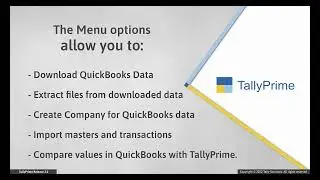 Amazing Tool for QuickBooks users to migrate their data to TallyPrime