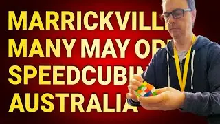 I beat my 3x3 PR using the new HuaMeng YS3M | Speedcubing Australia Marrickville Many May Open 2023