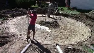 How to Install above ground swimming pool when its windy