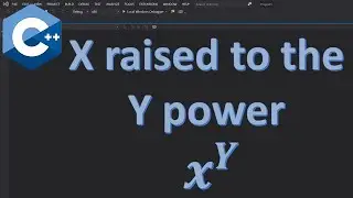 Ex 20 | X to Y Power in C++