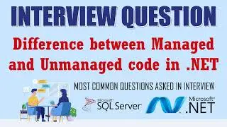 Difference between Managed and Unmanaged code in .NET - Hindi