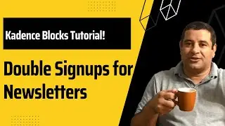 How to Create a Newsletter Landing Page With WordPress in 2024 - Kadence Blocks Tutorial