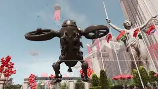 Atomic Heart - Турбина [только музыка, без диалогов] / Turbine flight scene (music only)
