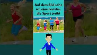 Bildbeschreibung B1 Prüfung - Sport treiben   