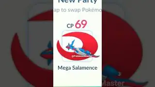 Only 69 Cp MEGA SALAMENCE Challenge! (POKEMON GO)