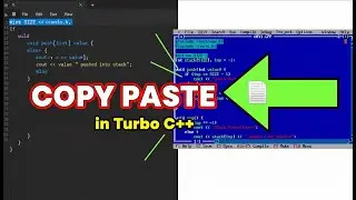 Turbo C++ Copy from Clipboard || How to Copy and Paste Code in Turbo C++ Compiler (The EASY Way!)