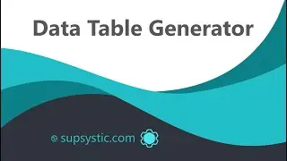 How to create Google Charts with Data Tables plugin