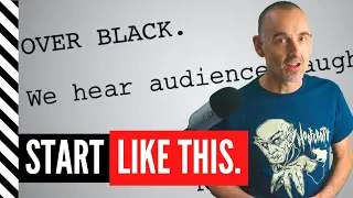 SCRIPT FORMAT: Opening On A Black Screen