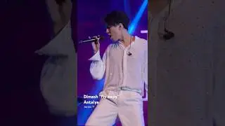Димаш: я забыл слова 😌 Dimash Fly away Antalya [fancam]  #dimashkudaibergen