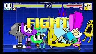 Mugen The Amazing World Of Gumball vs Adventure Time