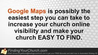 Cheap & Free Church Marketing Ideas - Google, Local Search & Church Websites