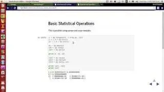 Scientific Programming Using Python : 035 : Overview of Statistical Functions in NumPy and SciPy
