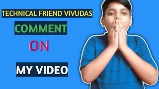 FRIEND VIVUDAS COMMENT ON MY VIDEO 😍