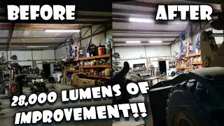 Home Depot Shop Lights. Huge Upgrade To The Shop!!!!