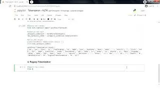Tokenization in Python with NLTK - Python Tutorial