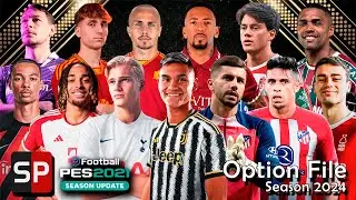 🔥 El OptionFile DEFINITIVO 2024 / NUEVOS FICHAJES +800 TRASPASOS / AIO / PES 2021 🔥 INSTALACIÓN FULL
