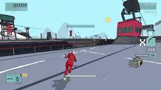 Messing around in Rollerdrome (nonVR)