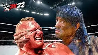 Brock Lesnar vs. Rambo (WWE 2K22)
