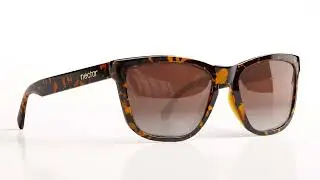 3D Product Rotation - Nectar Crux Brown Tortoise Frame Amber Gradient Lens