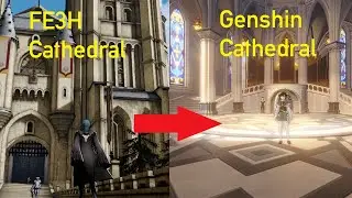 Playing FE3H Music in Genshin Impact's Cathedral
