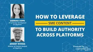 How To Leverage SME Content To Build Authority Across Platforms