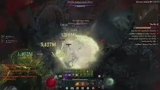 Diablo 4 - DRUIDTERNAL pit 103 clear !! 300b + dmg strongest eternal realm druid !!
