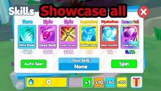 Anime Catching Simulator Showcase Of All The Skills