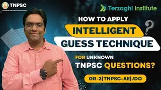 🔥 Proven Techniques to Solve Questions Like a Pro 😎 |  Tips & Tricks |  Terzaghi Institute #tnpsc