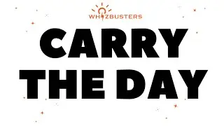 CARRY THE DAY Meaning with Examples in Sentences