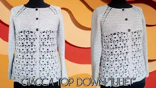 Ti mostro come REALIZZARE questa magnifica giacca TOP DOWN 