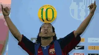 【ロナウジーニョ】クロスバーチャレンジ＆トリックプレー【Ronaldinho】