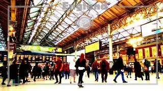 London Victoria Station Sounds, ASMR Train station sounds [GB]