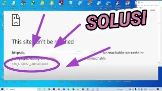 Solusi ERR ADDRESS UNREACHABLE pada browser google chrome laptop / PC