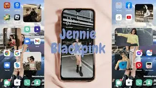 How to make your phone aesthetic ✨ Jennie Blapink Theme