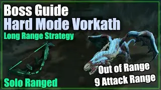 Hard Mode Vorkath Guide | Solo Ranged | Long Range Strategy | Combat Update | Runescape