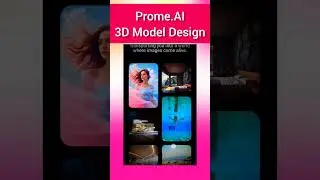 Prome AI is a image generator and 3D Model Designing Tool #prome #ai #aitools #tech