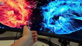 Samsung  QLED 49RG9 монитор обзор