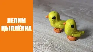 Лепим цыплёнка из пластилина