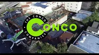 Conco placing a podium at 1950 Trinity Avenue in Walnut Creek, CA