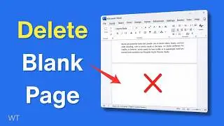 How to Delete a Blank Page in Word | 100% Fix