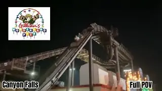 Canyon Falls On-ride Nighttime POV | Gillian’s Wonderland Pier | Ocean City NJ