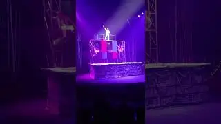 Circus "Vivat". Jumping on a trampoline