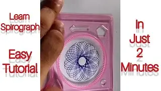 Easy Spirograph tutorial for beginners #spirograph #tutorial #art