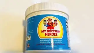 My Spectrum Heroes Kid's Multivitamin Supplement  Focus, Memory Support for Children on The Spectrum