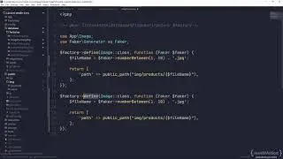 Implementando los factories para los modelos en Laravel 7