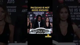 WHEN PACQUIAO'S OPPONENT TRASHTALK GONE WRONG #shorts