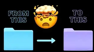 How to change the colour of a folder on macOS