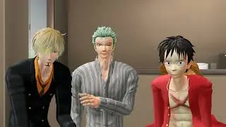 One Piece - five language differences [MMD]