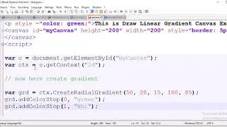 How to Create Gradient Canvas in HTML